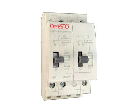 Step Relay 16A – 1 & 2 Module | Multi-Voltage | NO/NC/CO Configurations