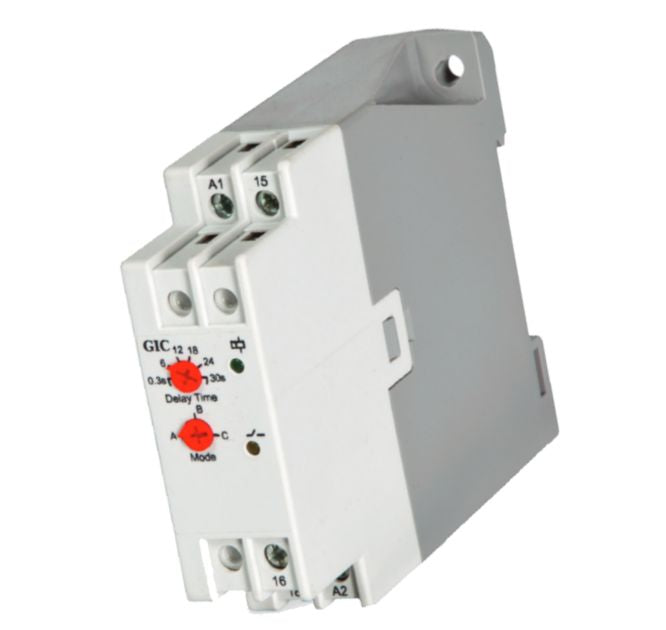 GIC Micon 225 Motor Control Timer Relay DIN Mount
