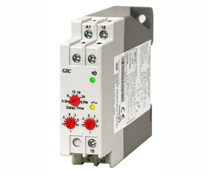 GIC Micon 225 Multi-Function Timer 6 Modes 5A DIN Mount