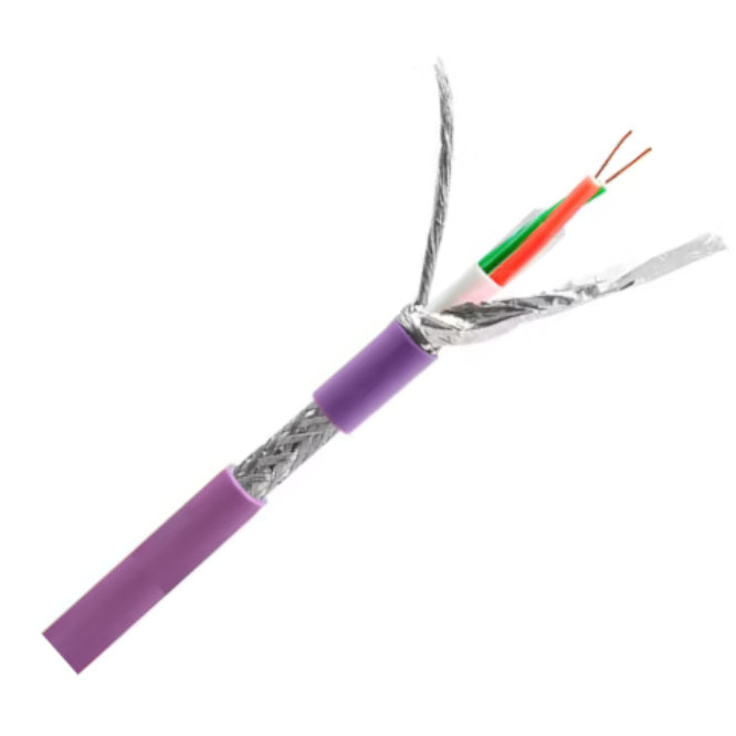 EIE Signal Cable 2C Screen CSA=0.5mm OD=4.7mm Violet - per Meter