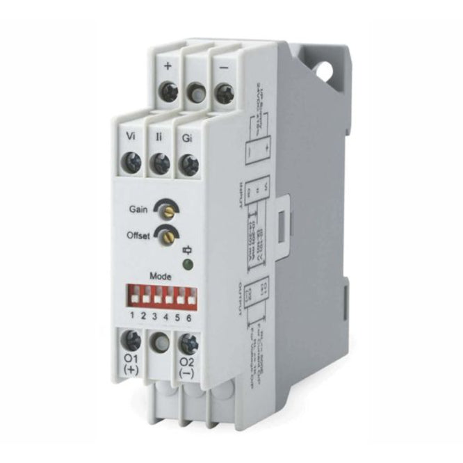 GIC Signal Transducer 24VDC 0-10VDC, 2-10VDC, 0-20mA, 4-20mA