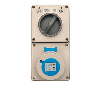 CEE IP67 Non-Interlocked Switched Socket – 16A & 32A | 3P, 4P & 5P | 230V & 380V | Surface Mount