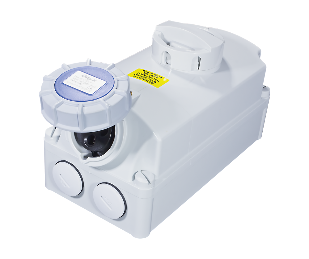 Industrial Interlock Switch Socket Outlet – 32A | IP44 & IP67 | 2P+E, 3P+E, 3P+N+E