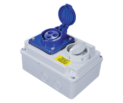 Industrial Interlock Switch Socket Outlet – 32A | IP44 & IP67 | 2P+E, 3P+E, 3P+N+E