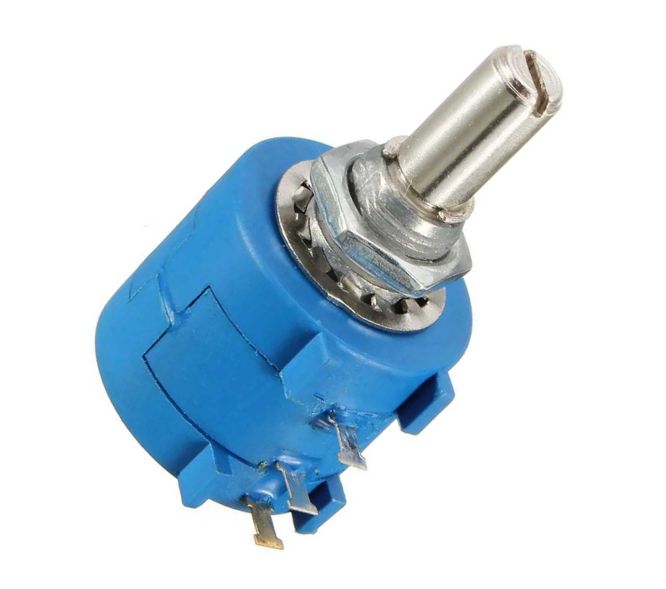 EIE Potentiometer 10T with W Lin 22mm 10K 2W