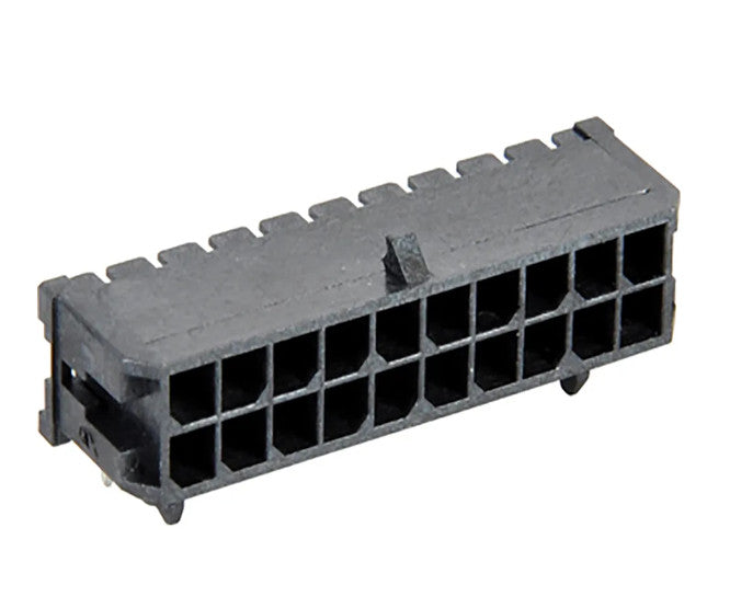 EIE 20W Dil Right-Angle Header 3mm Black