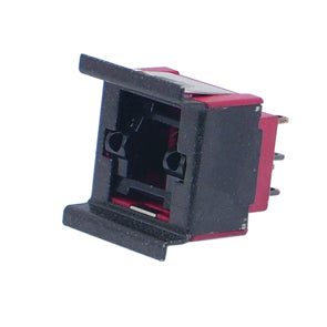 C&K Rocker Switch Dpdt Ill Red