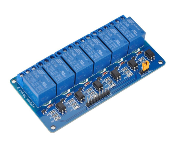 Keyestudio 6-CH Relay Module 12V Coils Relay
