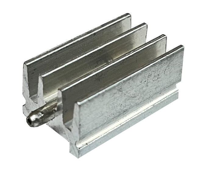EIE Heatsink TO220 15x25x10mm with Pin Silver