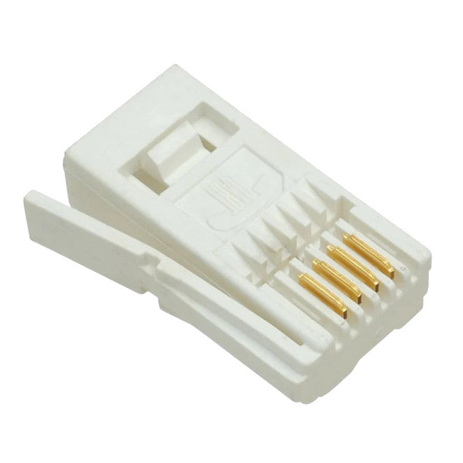 CS Plug Left Lever White British Type