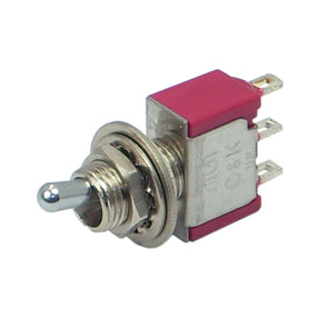 C&K Mini Toggle Switch SPDT on-on Sol