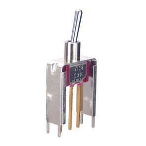 C&K Mini Toggle Switch SPDT 2POS Bracket PCB