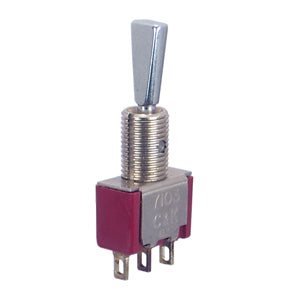 C&K Mini Toggle Switch SPDT on-Off-on Sol
