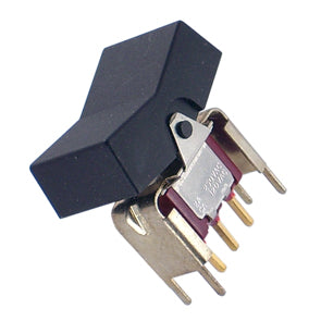 C&K Rocker Switch Mini SPDT (on)-Off-(on) PCB