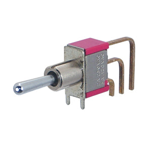 C&K Mini Toggle Switch SPDT Right-Angle (on)-Off-(on) PCB