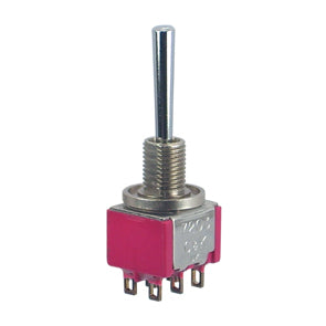 C&K Mini Toggle Switch Dpdt on-on PCB