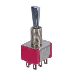 C&K Mini Toggle Switch Dpdt on-Momentary Sol