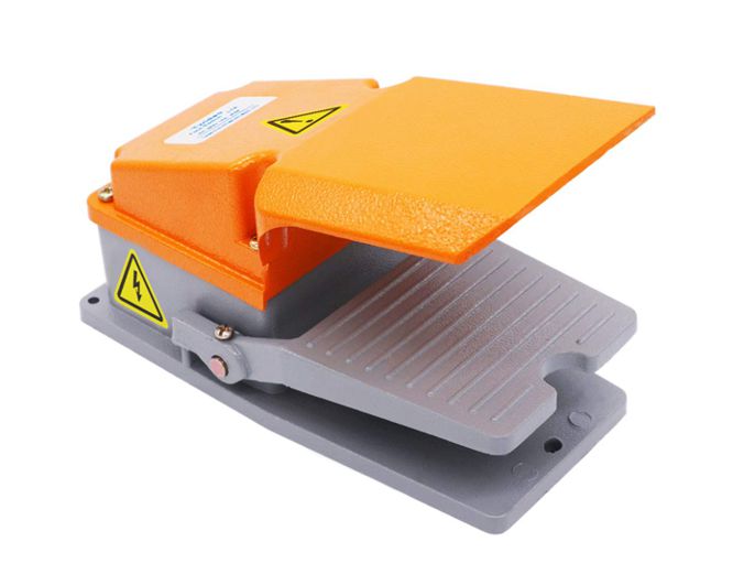 Swan Electric Foot Switch Aluminium Guard 10A 250V 1NO 1NC
