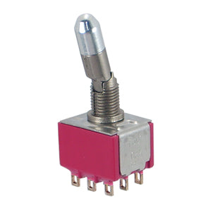 C&K Mini Toggle Switch on-on Sol