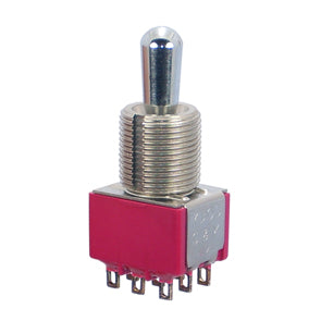 C&K Mini Toggle Switch on-on Sol