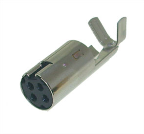 EIE Socket Round 4W Power in-Line NO-Cover