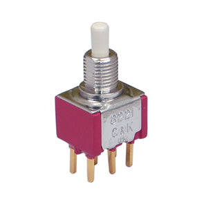 C&K Switch Push Button Dpdt