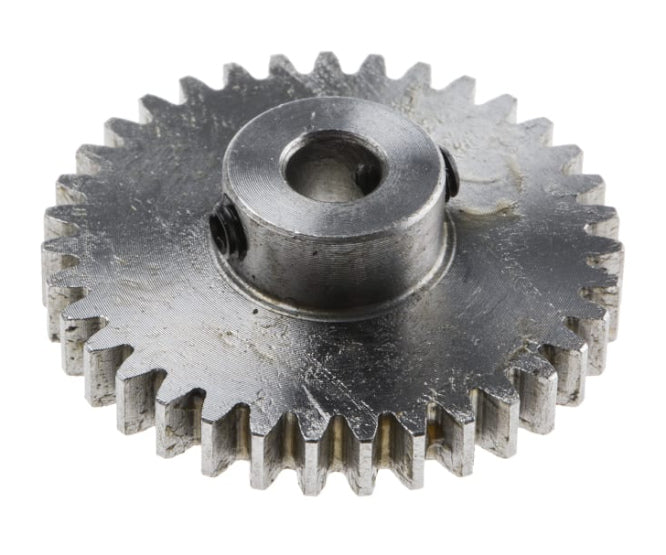EIE 35 Teeth Steel Spur Gear 1 Module 6mm Bore P=35mm 14mm Hub