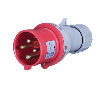 MCE IP44 Industrial CEE Male Plug Top – 16A &amp; 32A | 3P, 4P &amp; 5P