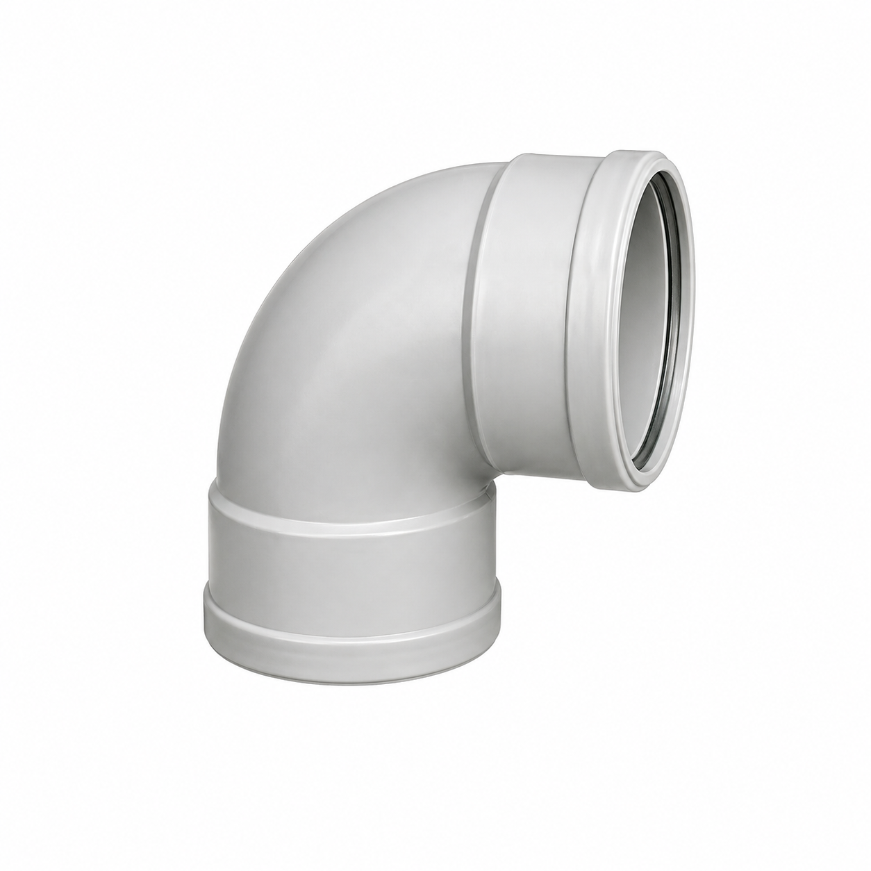 PVC Soil, Waste & Vent 95° Plain Bend PVC soil waste and vent fitting