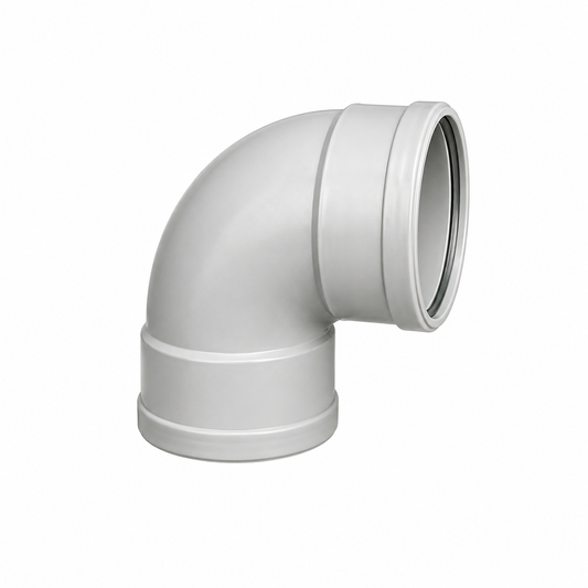 PVC Soil, Waste & Vent 95° Plain Bend PVC soil waste and vent fitting