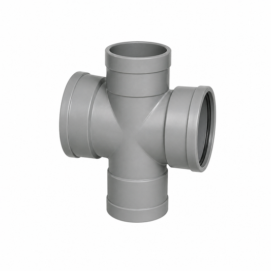 PVC Soil, Waste & Vent 95° Plain Double Reducing Junction PVC soil waste and vent fitting
