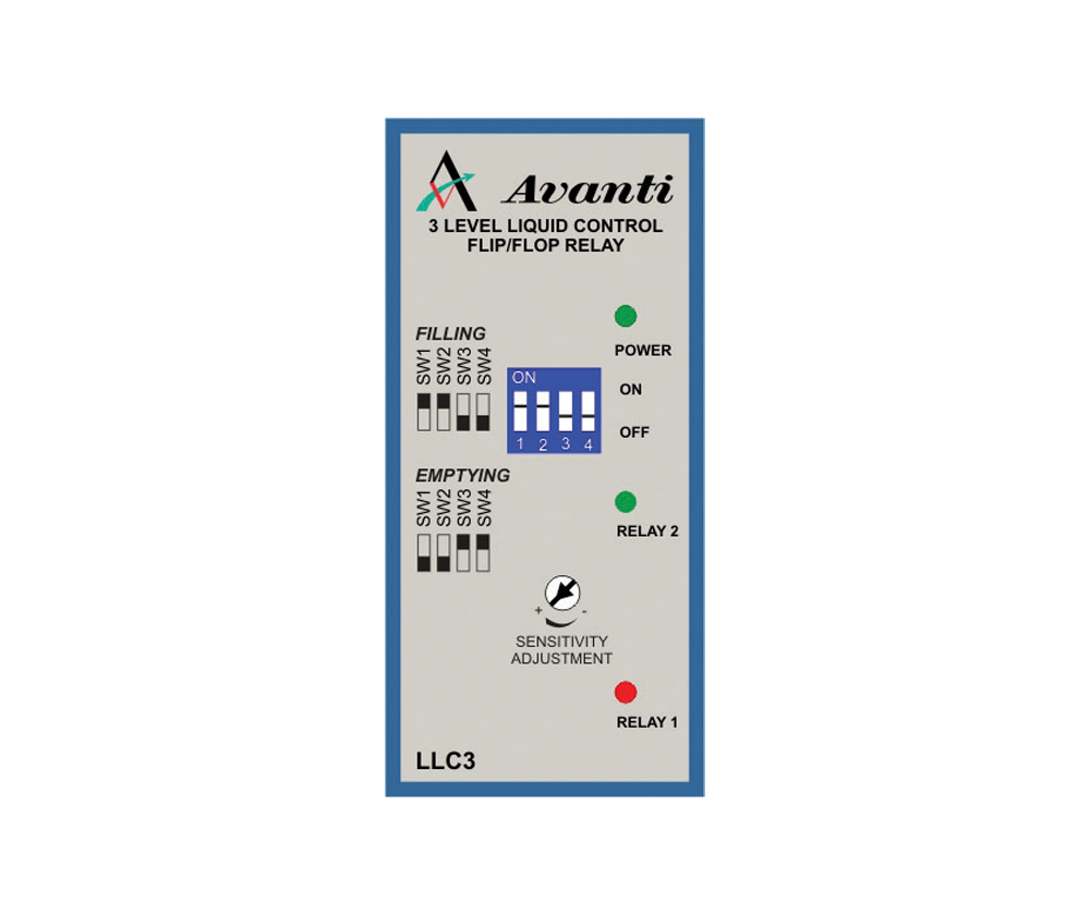 3 Level Liquid Level Control with Duty Cycling, 230V