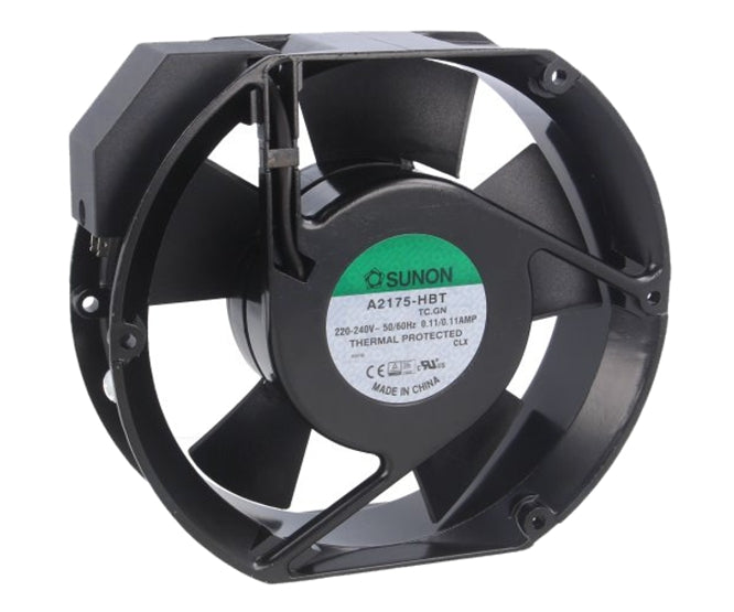 Sunon 220V Axial Fan 171.5x151.5x51mm Ball Oval 203CFM Terminals
