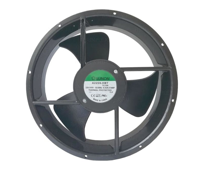 Sunon 220V Axial Fan 254x89mm Ball Round 600CFM Terminals