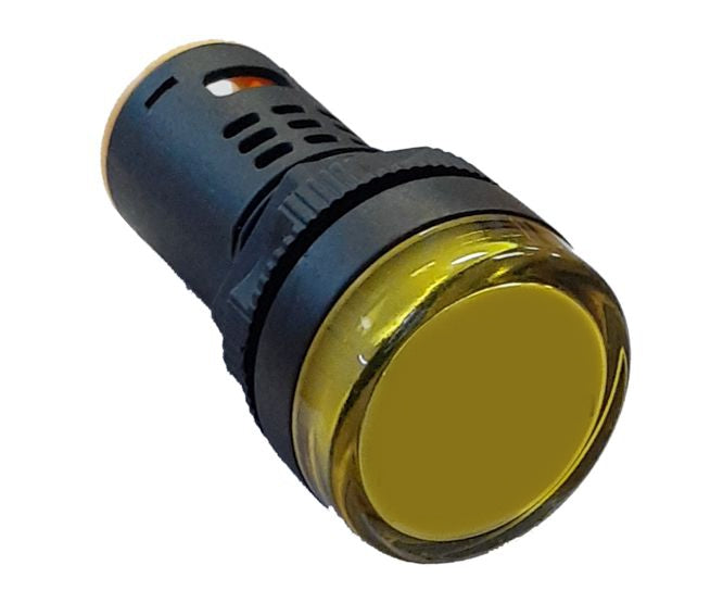 Swan Electric 22mm LED pilot light Yellow 24V AC/DC