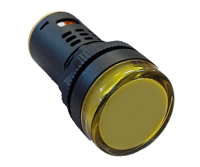 Swan Electric Pilot Light High Yellow LED 22mm 12VDC/AC