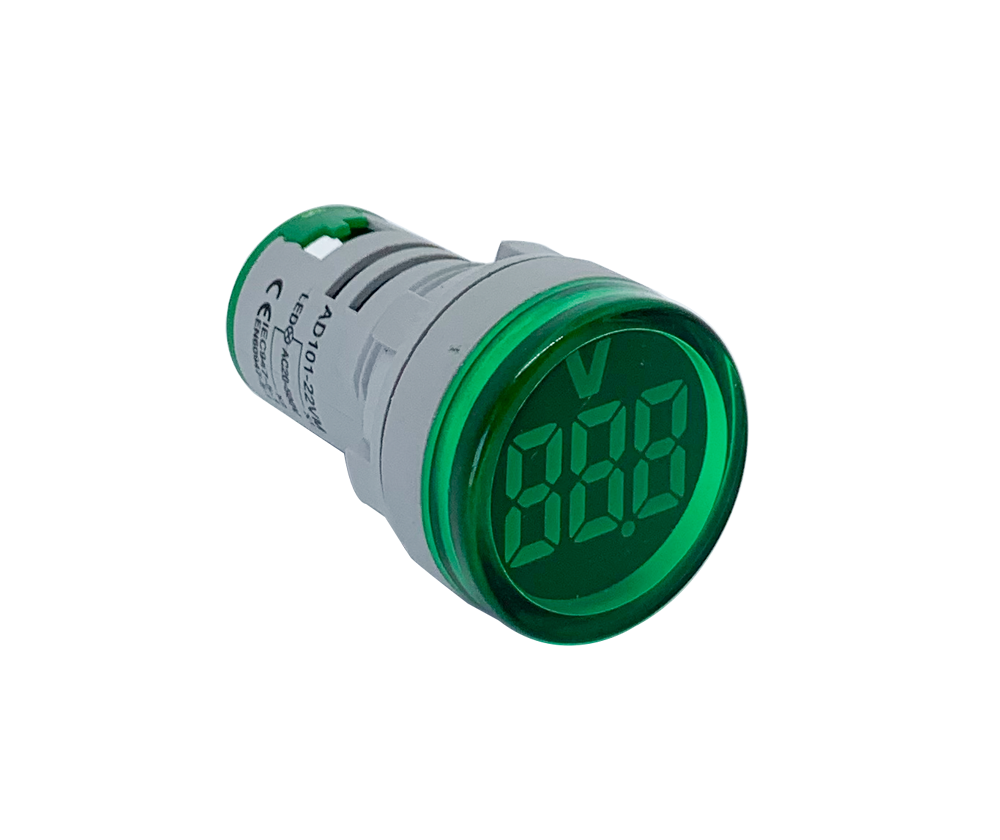 MCE AD22 22mm DC Digital Voltmeter 5VDC to 60VDC