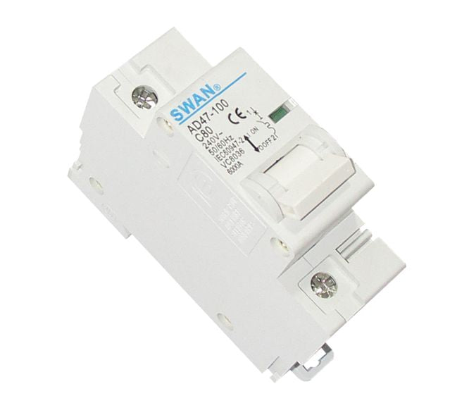 Swan Electric 1P 6kA C-curve MCB circuit breaker