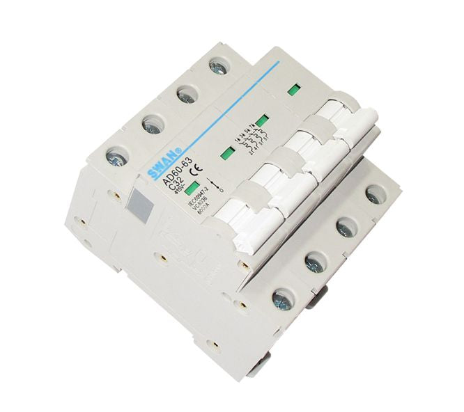 Swan Electric 4P 6kA C-curve MCB circuit breaker