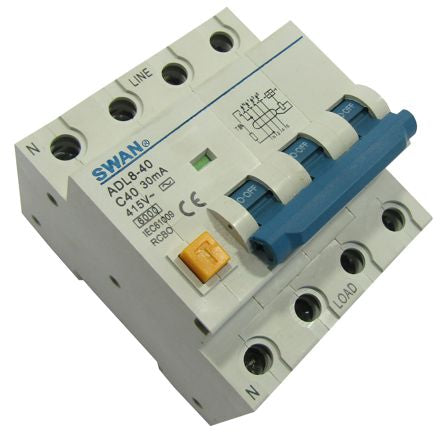 Swan Electric 3P+N earth leakage device