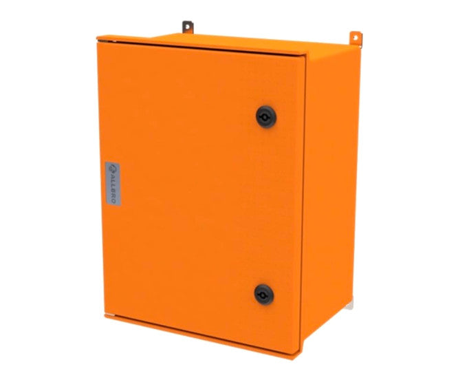 Allbro Enclosure Orange with Hinged Door 250x350x200mm