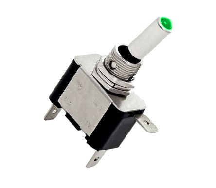 Daier Toggle Switch Spst Iluminated 12V LED 20A