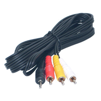 EIE Lead Stereo Rca to 4 Pole 3.5mm 3m Long