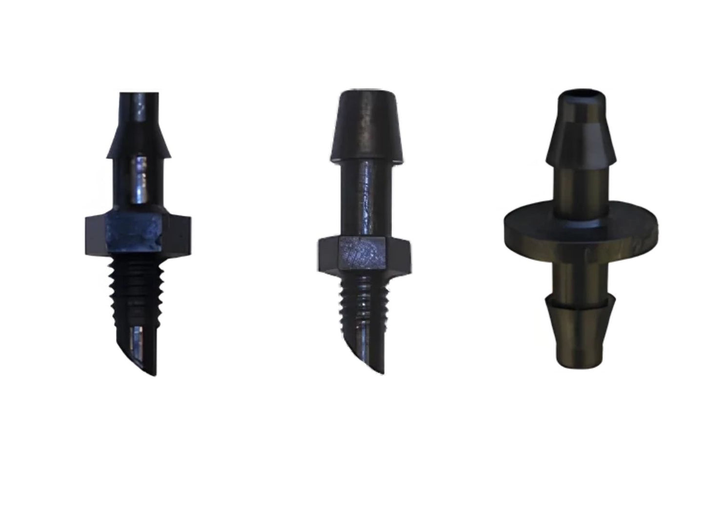 Microjet Micro-Tube Fittings, Adaptors and Blank Plugs – 2BA, 4.5mm Barbed Elbows, Tees, Crosses and Plugs (BG, BH Series)