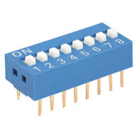 EIE Dip Switch Std 12POLE 100mA 7.62mm
