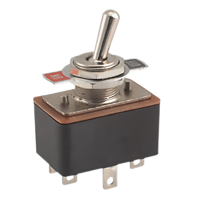 EIE Large Toggle Switch Dpdt on-on + on-Off Plate