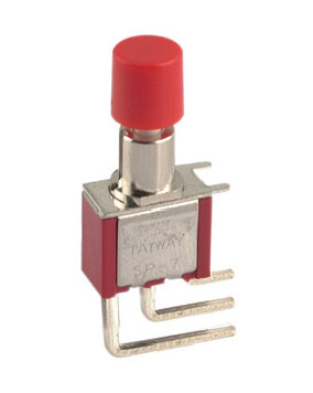 EIE Switch Push Button SPDT Mom-on Right-Angle