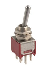 EIE Mini Toggle Switch Dpdt on-on Panel Mount Sol