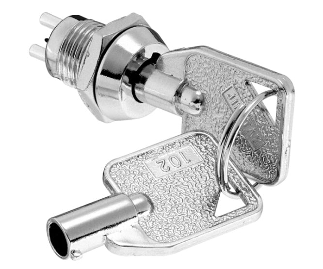 EIE Keylock Switch Mini Round 2P D=10 Same KEY-102
