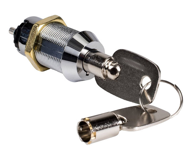 EIE Keyswitch Spst on-Off 2-KEYPULL 90D Large Round Key=Diff